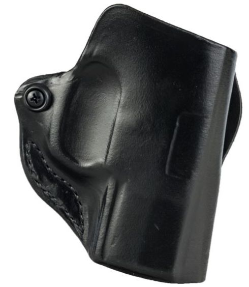 Mini Scabbard Black (Right Handed) For Glock 43 - Black Color | Leather Material | Belt Type