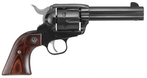 Ruger Vaquero Blued 4.62" 45 Long Colt Revolver - 6 Rounds | 4.62" Barrel | Polymer Grips | Blue/Black