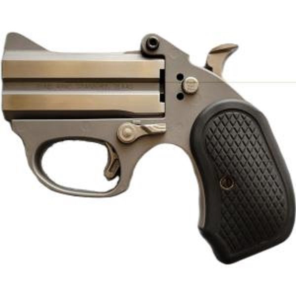 Bond Arms Honey-B Stinger .22 LR, 3" Barrel, Rough Stainless, 2 Rounds - 2 Rounds | 3" Barrel | Stainless/Silver