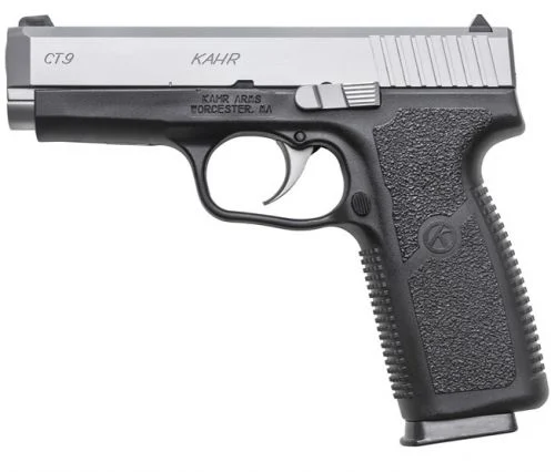 Kahr Arms CT9 Double Action 9mm 3.9" 8+1 Black Polymer Grip/Frame Stainless - 8 Rounds