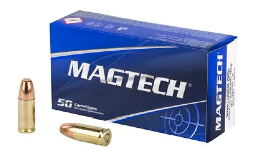 Magtech 9mm Luger Ammunition 50 Rounds Subsonic FMJ 147 Grains - Brass Casing