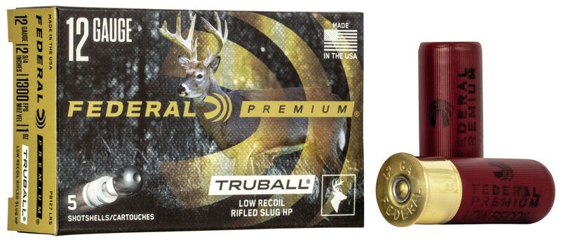 Federal Premium Vital-Shok TruBall Low Recoil Lead Rifled Slug 12ga 2-3/4"5rd box