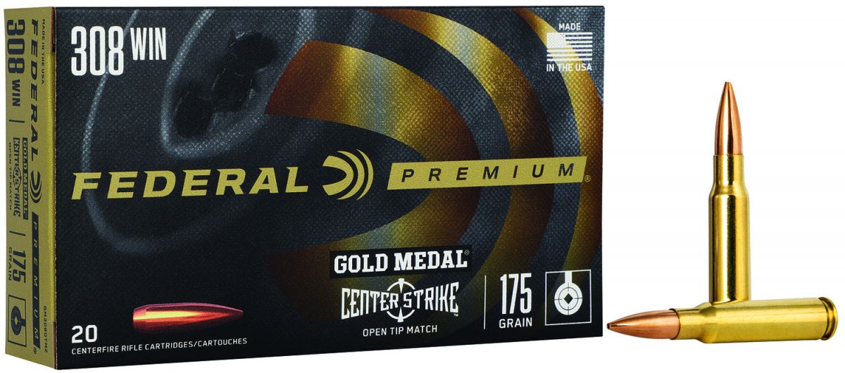 FEDERAL GOLD MEDAL PREMIUM308 WINCHESTER 175GR 20RD BOX
