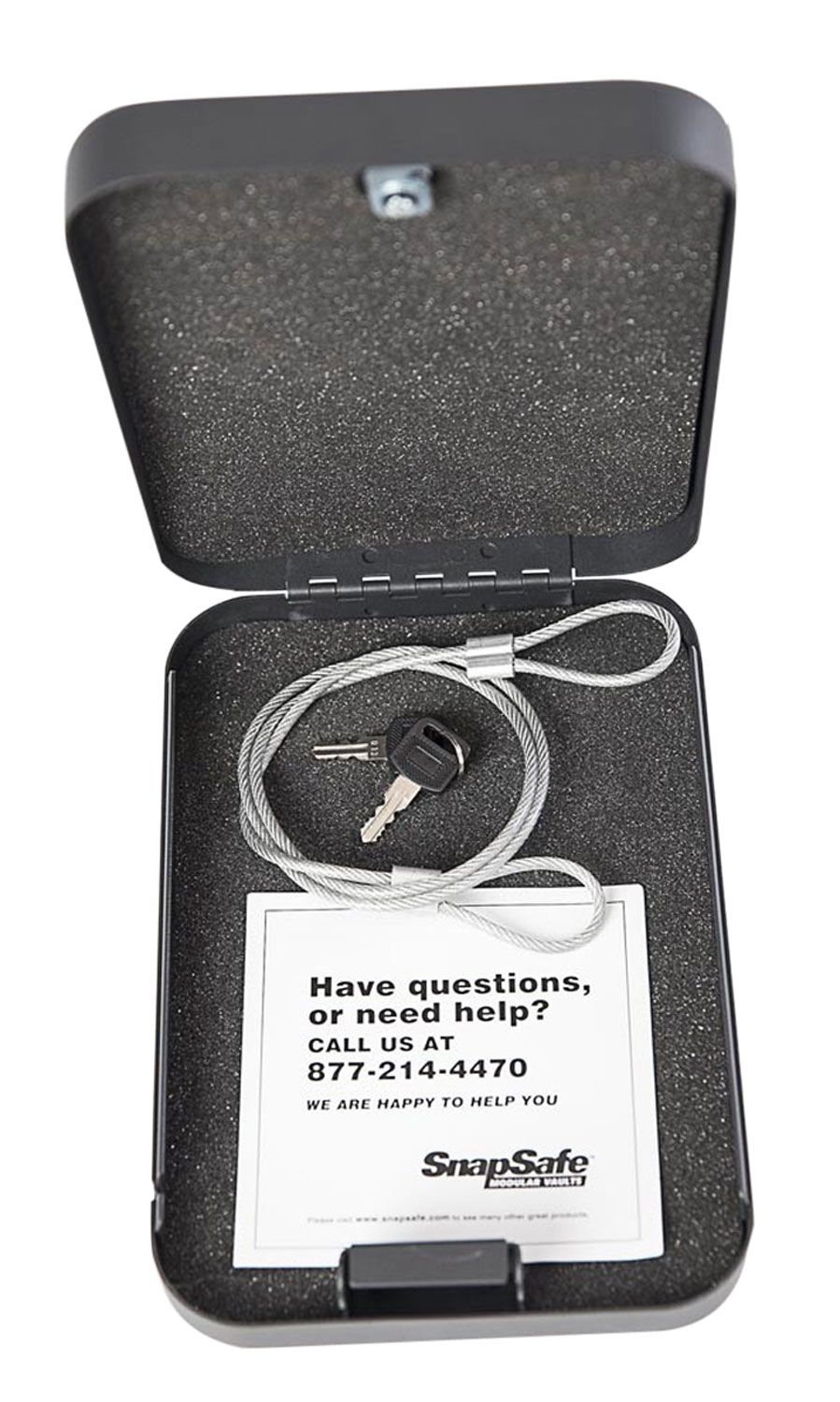 SnapSafe Lock Box Keyed Key Entry Black 2XL - Black Color | Key Entry | Gun Safe Type