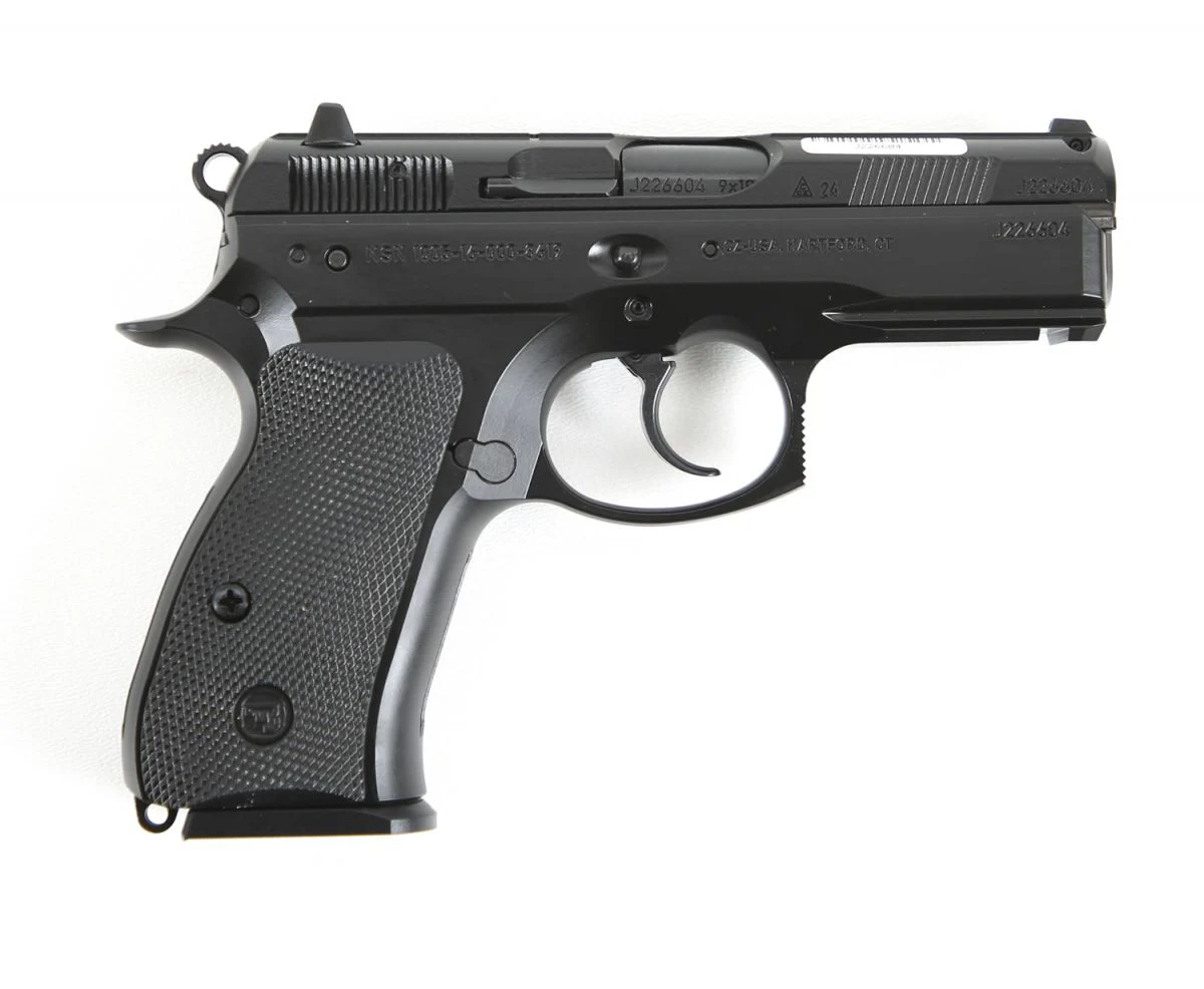 CZ P-01 Blue/Black 9mm Pistol - 10+1 Rounds | 3.8" Barrel | Polymer Grips | Blue/Black | 3-Dot Sights