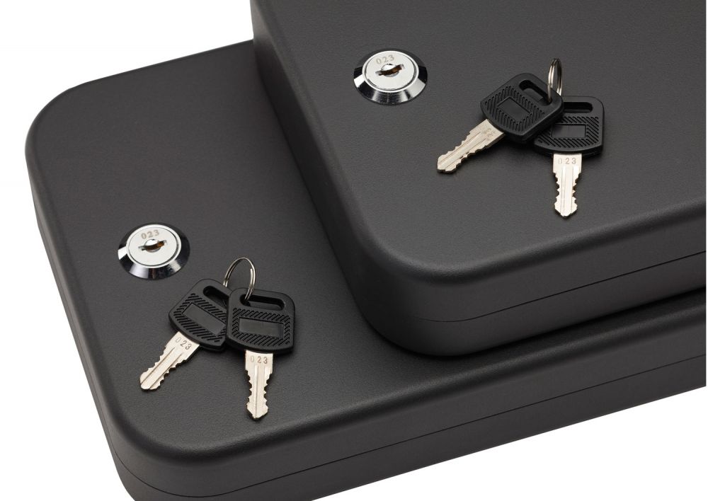 SnapSafe Lock Box Keyed Alike Black Steel XL 2 Pack - Black Color | Key Entry | Gun Safe Type