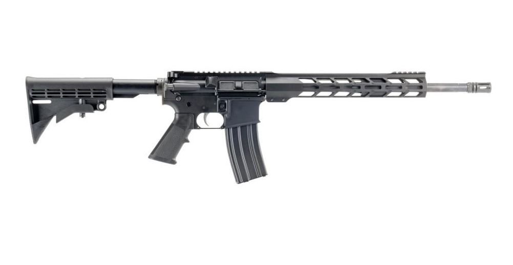 Anderson Arms AM15 Utility 5.56 NATO 16" Black, M-LOK Forend - 30+1 Rounds | 16" Barrel | Black Stock | Blue/Black