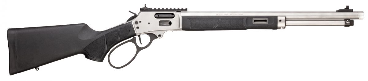 Smith & Wesson Model 1854 .44 Rem Mag 19.25" Stainless, Threaded, 9+1 - 9+1 Rounds | 19.25" Barrel | Synthetic | Stainless/Silver