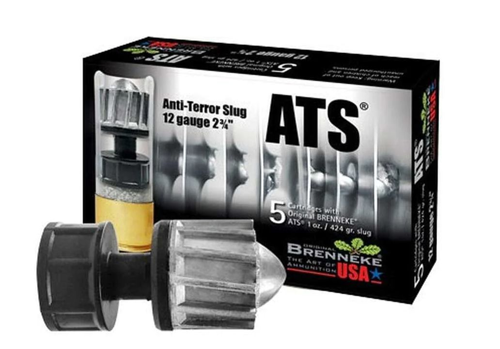 Brenneke USAATS Rifled Slug 12 Gauge 2-3/4"1oz 5rd box