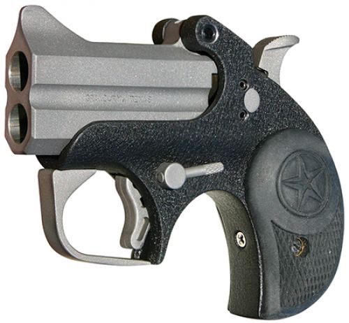 Bond Arms Backup Original BABU 45 ACP, 2.5" Barrel, Bead Blasted/Anti-Glare Frame, 2 Rounds - 2 Rounds | 2.5" Barrel | Polymer Grips | Blue/Black | 3-Dot Sights