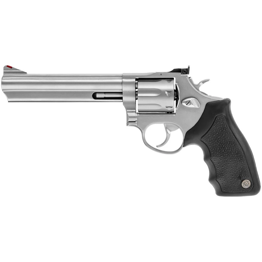 Taurus Model 66 .357 Magnum 6" Stianless Revolver - 7 Rounds | 6" Barrel | Polymer Grips | Stainless/Silver | 3-Dot Sights