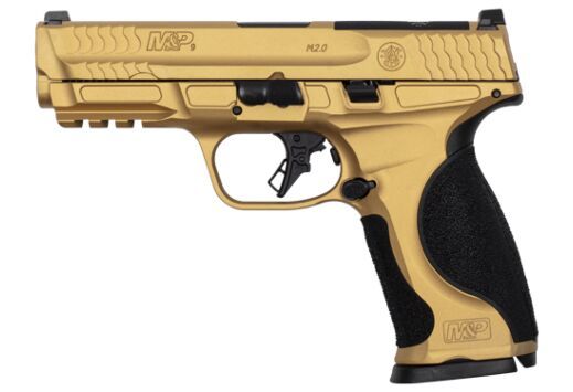 Smith & Wesson M&P9 M2.0 Metal 9MM 4.25" - 10 Rounds | 4.25" Barrel | Polymer Grips | Gold