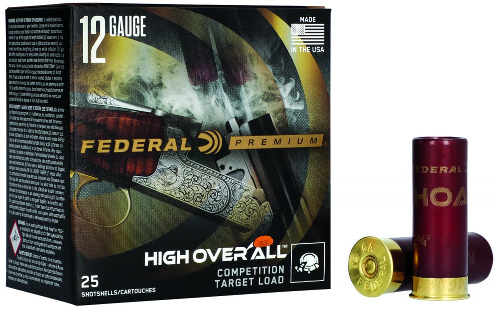 Federal Premium High Overall 12 GA 2.75" 1 1/8 oz#7.5 shot 1250fps25rd box