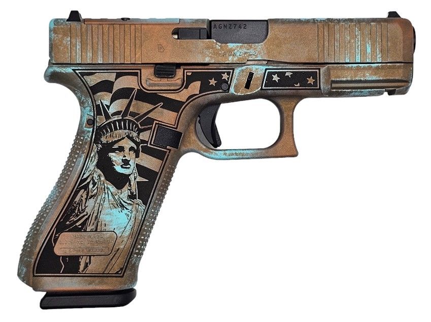Glock 45 9mm Semi Auto Pistol - 17+1 Rounds | 4.02" Barrel | Polymer Grips | Glock Fixed Rear Sights