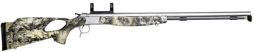 CVA Optima V2 Long Range 50 Cal 209 Primer 28" Fluted, Matte Stainless Barrel/Rec, Realtree Excape Ambi Thumbole Stock,