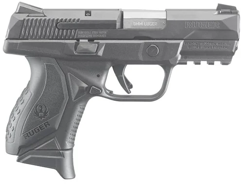 Ruger American 9mm Compact 3.55 17+1 - 17+1 Rounds | 3.5" Barrel | 3-Dot Sights