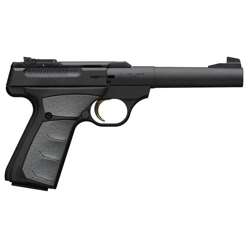 Browning Buck Mark Camper UFX Blue/Black 22 Long Rifle Pistol - 10+1 Rounds | 5.5" Barrel | Polymer Grips | Blue/Black | 3-Dot Sights