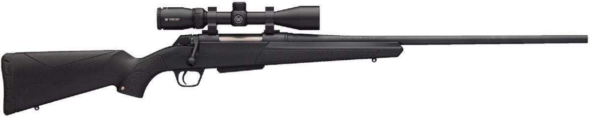 Winchester XPR Combo .300 Win Mag, 26" Barrel, Black, Vortex Crossfire II 3-9x40, 3 Rounds - 3 Rounds | 26" Barrel | Black Synthetic Stock | Blue/Black
