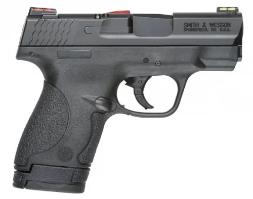 S&W M&P 40 Shield Hi Viz Sights CA Compliant 40 S&W Pistol - 7+1 Rounds | 3.1" Barrel | Polymer Grips | Blue/Black | 3-Dot Sights