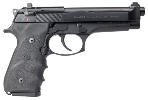 Beretta USA JS92F700CA 92 FS Brigadier *CA Compliant* 9mm Single/Double - 10+1 Rounds | 4.9" Barrel | Rubber Grips | Blue/Black | 3-Dot Sights