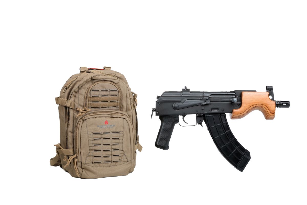 Century International Arms Inc.Micro Draco Package 7.62x39 AWS Pack & 4 Mags - 3+1 Rounds | 6.25" Barrel