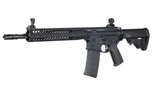 LWRC IC-SPR 14.7" Black 223 Remington/5.56 NATO AR15 Semi Auto Rifle - 30 Rounds | 14.7" Barrel
