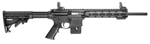 Smith & Wesson M&P15-22 Sport M-LOK Compliant 22 LR Semi Auto Rifle, Fixed Stock - 10+1 Rounds | 16.5" Barrel | Fixed Stock | Synthetic | Blue/Black