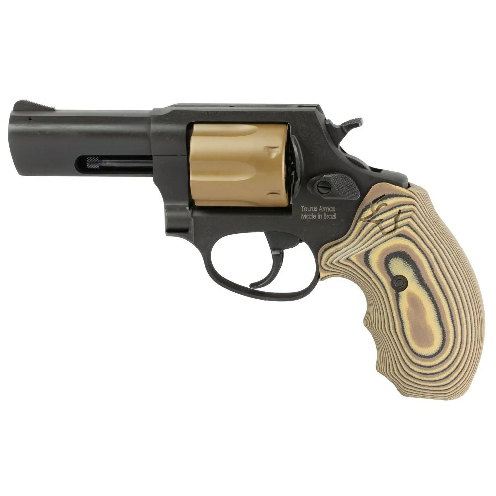 Taurus 856 38SPL 3" 6 Round Black & Tan Optic Ready (Not Included) - 6 Rounds | 3" Barrel
