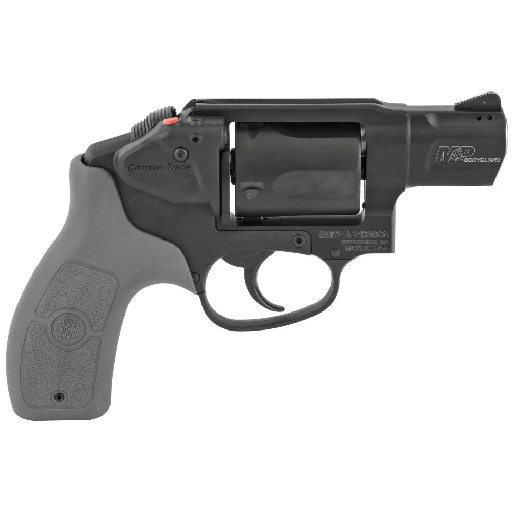 Smith & Wesson M&P Bodyguard 38 Special Revolver - 5 Rounds | 1.875" Barrel | Polymer Grips | Blue/Black | 2-Dot Sights