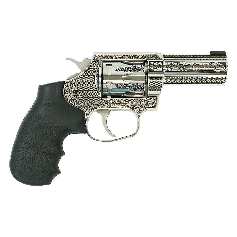Colt King Cobra "Filigree Frame and Barrel" .357 Mag Revolver - 6 Rounds | 3" Barrel | Rubber Grips | Stainless/Silver