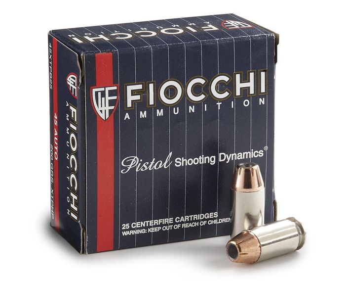 Fiocchi 9MM 124 Grain Extreme Terminal Performance Jacket Hollow Point - Nickel Plated Brass Casing