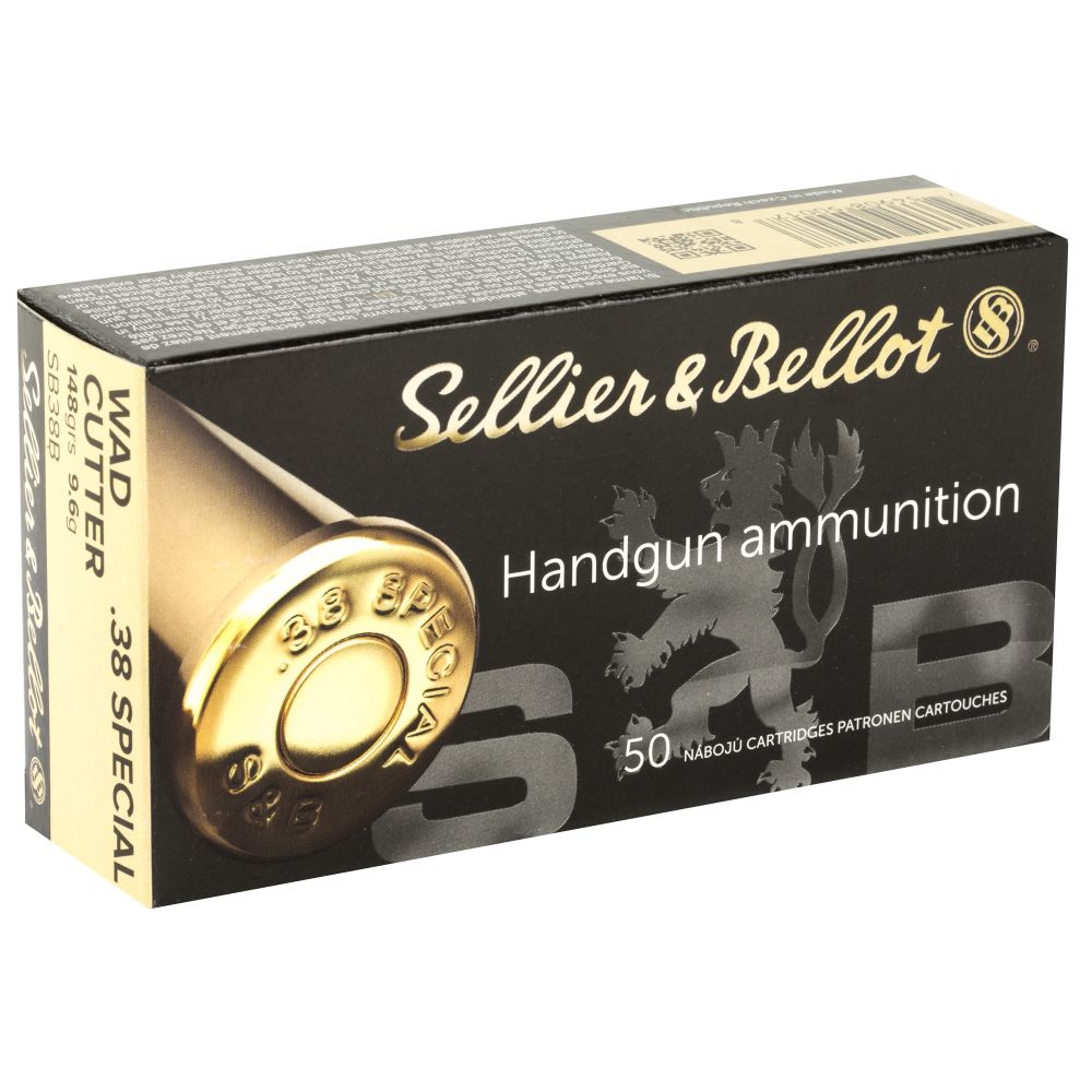 S&B 38SPL 148GR WC 50/1200 - Brass Casing