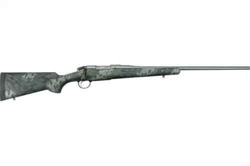 Bergara Premier Mountain 6.5mm Creedmoor Bolt Action Rifle - 4+1 Rounds | 22" Barrel | Carbon-fiber Stock | Synthetic | Stainless/Silver