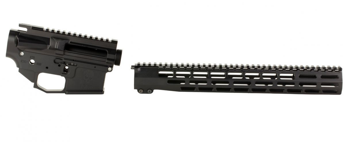 GGP AR15 BILLET RCVR SET W/15" HG BK