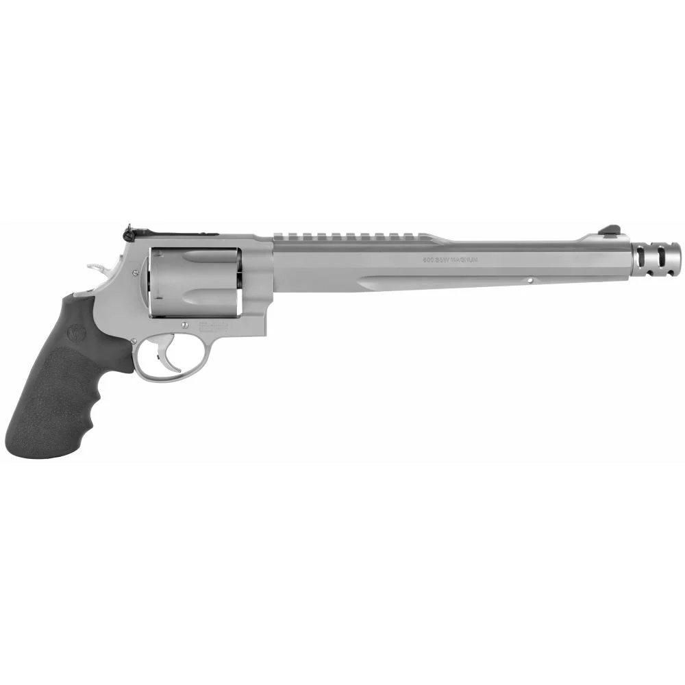 Smith & Wesson Model 500 Comped Hunter Performance Center .500 S&W Revolver - 5 Rounds | 10.5" Barrel | Polymer Grips | Stainless/Silver | 3-Dot Sights