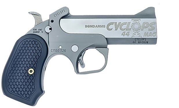 Bond Arms Cyclops .44 Magnum Derringer - 1 Round | 4.25" Barrel | Stainless/Silver