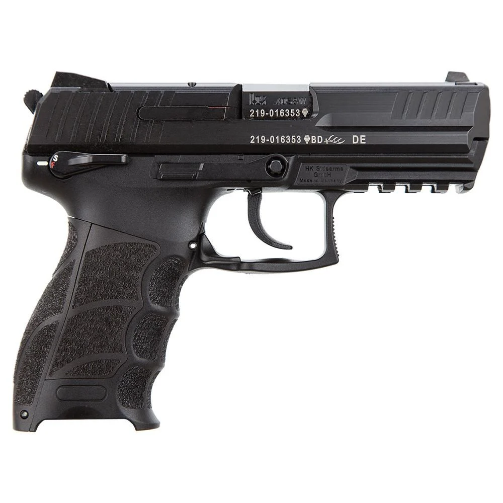 H&K P30S V3 Handgun .40 S&W 10rd Magazines(2) 3.85" Barrel Black Grip - 10+1 Rounds | 3.85" Barrel | Blue/Black