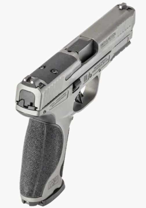 Smith & Wesson M&P M2.0 Metal 40 S&W, 4.22" Barrel, Tungsten Gray, Fixed Sights, 15 Rounds - 15+1 Rounds | 4.2" Barrel | Gray | 2-Dot Sights