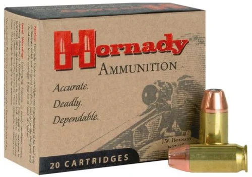 Hornady .45 ACP 200 Grain Jacketed Hollow Point Extreme Termi - Brass Casing