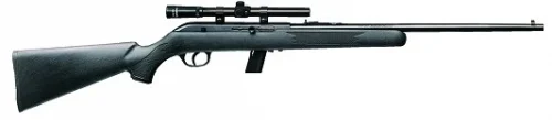 Savage Arms 64 FXP 22 Long Rifle Semi Auto Rifle - 10+1 Rounds | 20.25" Barrel | Fixed Stock | Synthetic | Blue/Black