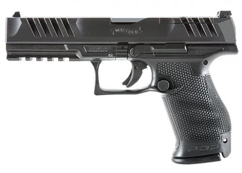 Walther Arms PDP Compact Optic Ready Law Enforcement Black 9mm Pistol - 15 Rounds | 5" Barrel | Polymer Grips