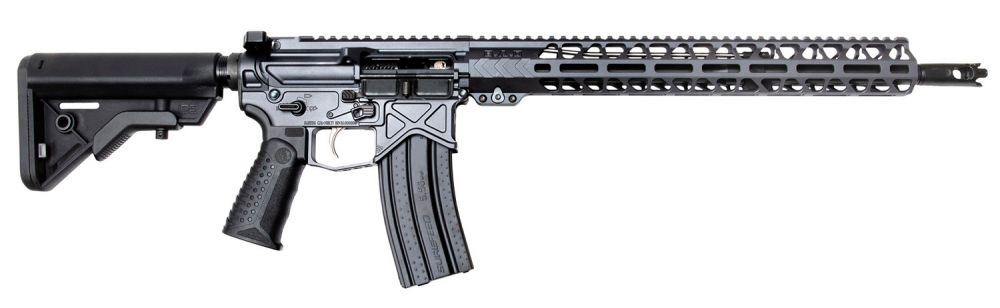 Battle Arms Development Authority Elite 223 Remington/5.56 NATO AR15 Semi Auto Rifle - 30 Rounds | 16" Barrel | 6-Position Black Stock | Synthetic | Blue/Black