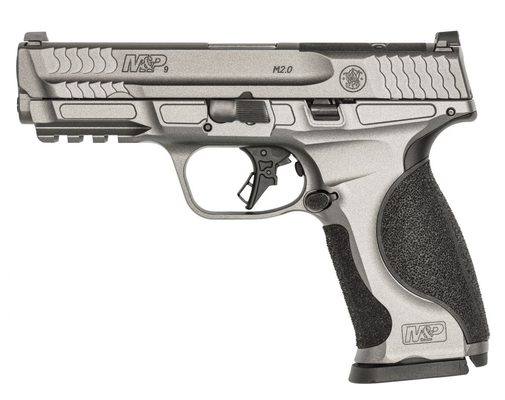 Smith and Wesson M&P9 M2.0 Metal OR 9mm Semi Auto Pistol - 10+1 Rounds | 4.25" Barrel | Gray
