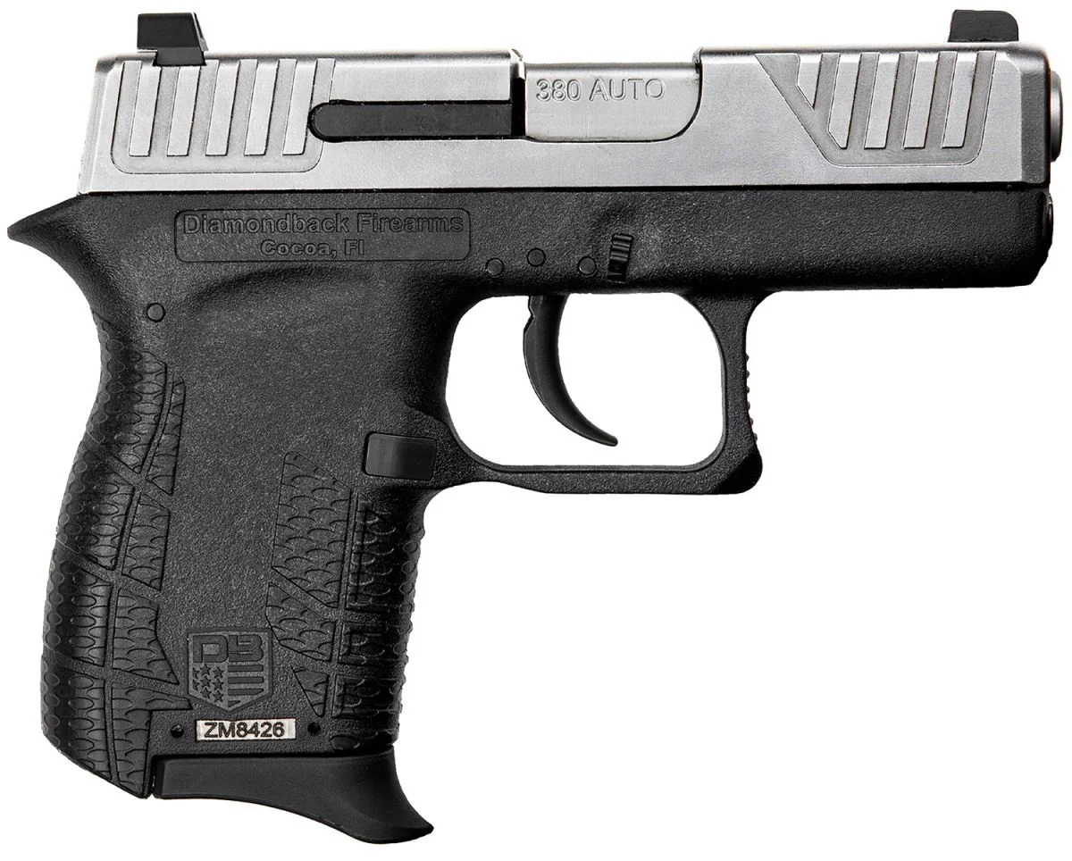 Diamondback DB380 Gen4 Micro-Compact .380 ACP Semi Auto Pistol - 6 Rounds | 2.8" Barrel | Blue/Black