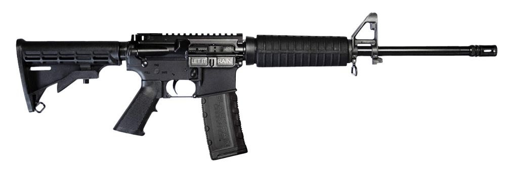 Black Rain Ordnance Spec15 A2 223 Remington/5.56 NATO Carbine, 16" Barrel, Black, 30 Rounds - 30+1 Rounds | 16" Barrel