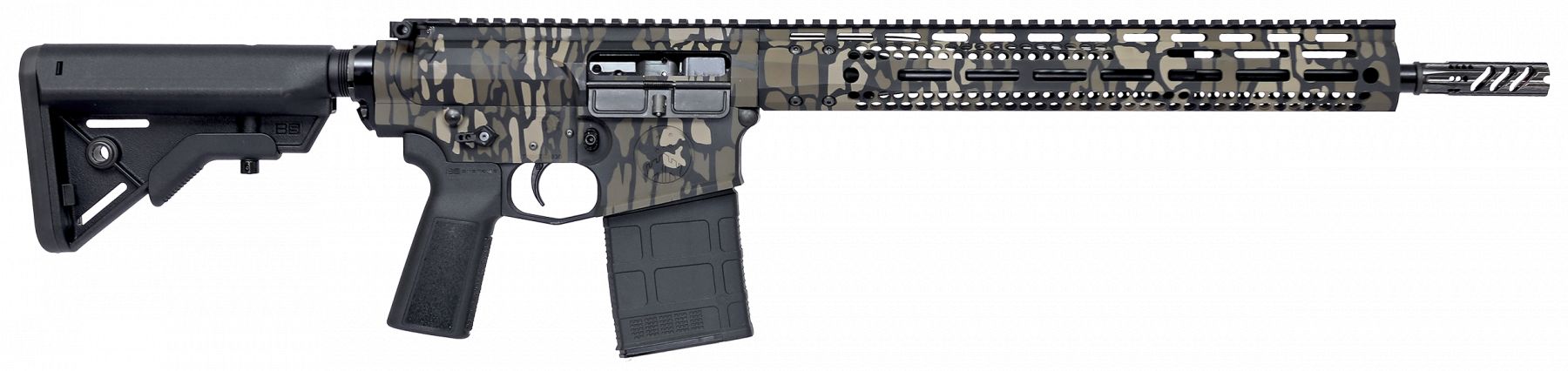 Watchtower Firearms Type HSP-H 308 Win/7.62x51mm, 16" Black Threaded Barrel, Tree Bark Camo, 20 Rounds - 20+1 Rounds | 16" Barrel