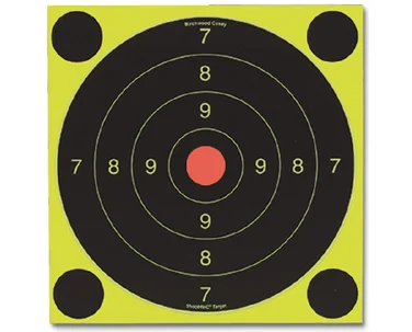 BC SHOOT-N-C 20 CM INT'L 25/50 METER 6 SHEET PK