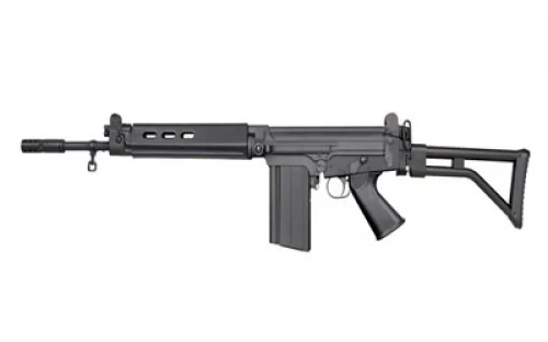 DSA SA58 PARA CONGO Edition 18" Rifle with Carry Handle 7.62 NATO - 20 Rounds | 18" Barrel | Folding Stock | Synthetic | Blue/Black