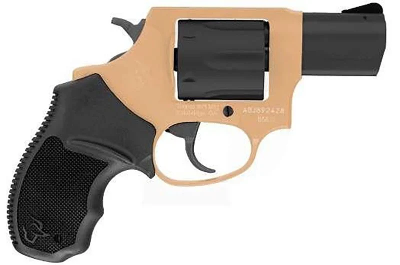 TAURUS 856 ULTRALIGHT 38SPL 2" 6SHT SABRE SAND/BLK - 6 Rounds | 2" Barrel | FDE/Tan