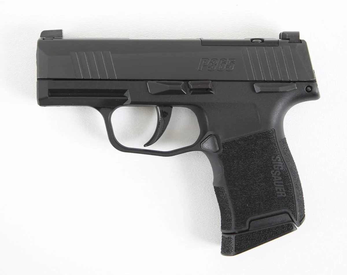 Sig Sauer P365 9mm 3.1" (2) 10rd Magazines, X-RAY3 Sights Manual Safety CA Compliant - 10+1 Rounds | 3.1" Barrel | Blue/Black | Night Sights